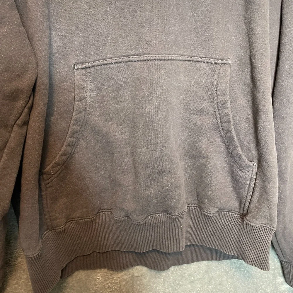 North Face Men Classic Logo Half Dome Pullover Hoodie Heavy Sweatshirt L Gray